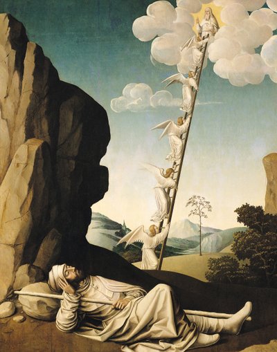 La scala di Giacobbe, c.1490 da French School